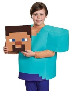 Kids Steve Costume Deluxe - Minecraft -Halloween Costumes 01448075 e