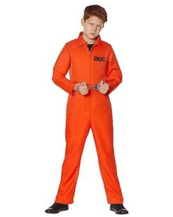 Kids Escaped Convict Costume -Halloween Costumes 01456821 a