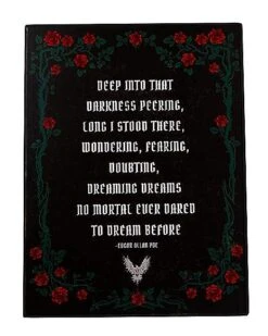 Edgar Allen Poe Poem Sign