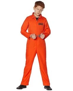 Kids Escaped Convict Costume