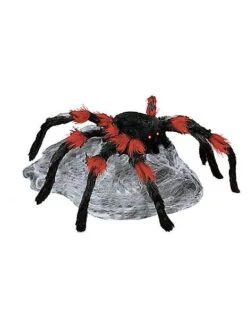 21 Inch LED Red And Black Jumping Spider Animatronic -Halloween Costumes 01463447 d
