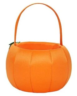 Light-Up Pumpkin Plush Treat Bucket -Halloween Costumes 01466705 d