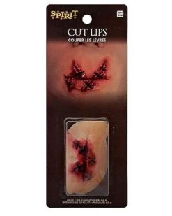 Cut Lips Appliance Kit 5 Cut Lips Appliance Kit -Halloween Costumes 01467232 c
