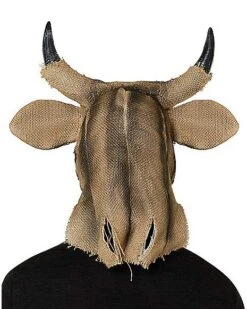 Moving Mouth Bull Scarecrow Full Mask -Halloween Costumes 01471218 c