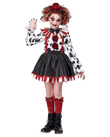 Kids Sinister Clown Costume 1 Kids Sinister Clown Costume