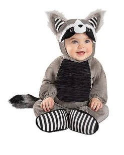 Baby Faux Fur Lil’ Raccoon Costume