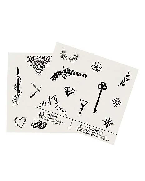 Mini Temporary Tattoos - 20 Pack 1 Mini Temporary Tattoos - 20 Pack