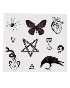 Gothic Temporary Tattoos -Halloween Costumes 01473990 c