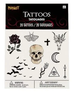 Gothic Temporary Tattoos -Halloween Costumes 01473990 d