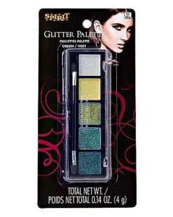 Green Glitter Palette - 5 Count -Halloween Costumes 01474287 c