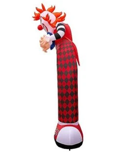 12 Ft LED Scary Clown Archway Inflatable Decoration -Halloween Costumes 01476605 d