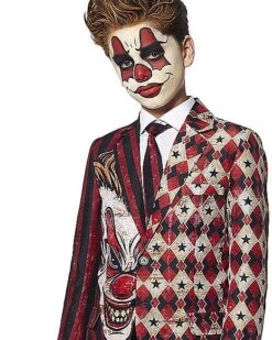 Kids Creepy Clown Suit 5 Kids Creepy Clown Suit -Halloween Costumes 01477231 c