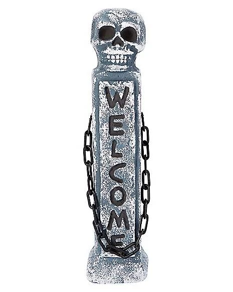 21 Inch Welcome Tombstone Pillars 2 21 Inch Welcome Tombstone Pillars - Image 2