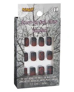 Kids Twilight Press On Vampire Nails -Halloween Costumes 01486901 c