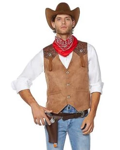 Adult Western Cowboy Plus Size Costume Kit -Halloween Costumes 01492743 c