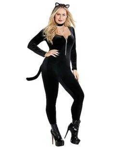 Adult Fierce Feline Catsuit Costume -Halloween Costumes 01493873 c