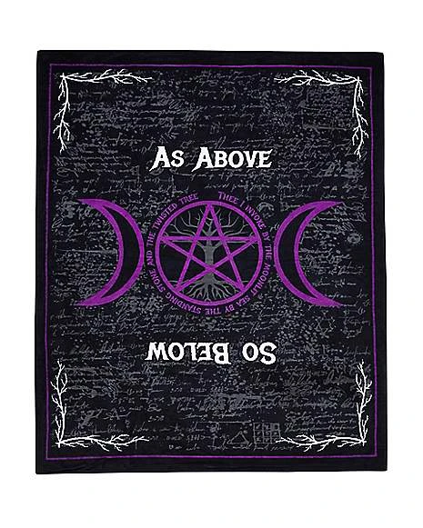 As Above So Below Fleece Blanket 1 As Above So Below Fleece Blanket