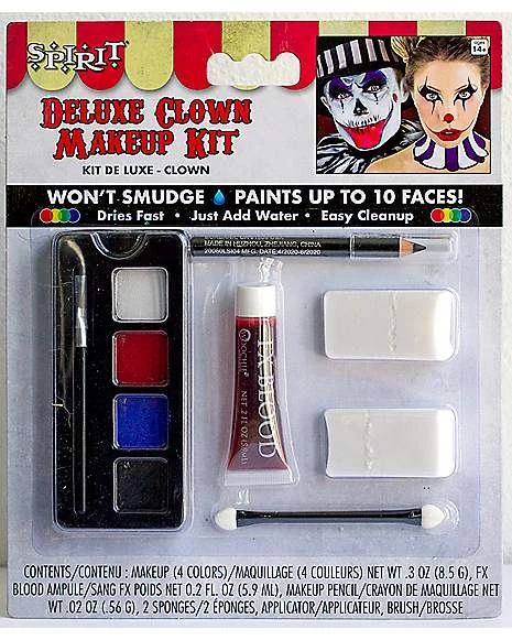 Deluxe Clown Makeup Kit 1 Deluxe Clown Makeup Kit