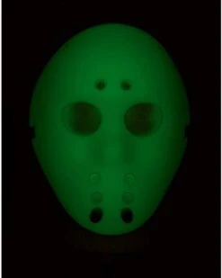 Glow In The Dark Hockey Half Mask -Halloween Costumes 01501089 d