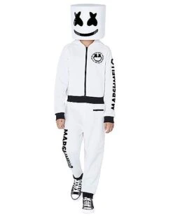 Kids Marshmello Logo Jumpsuit Costume