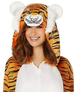 Adult Tiger Union Suit -Halloween Costumes 01508506 c