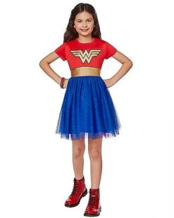 Kids Wonder Woman Dress -Halloween Costumes 01509157 c
