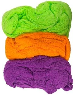 Multi-Pack Colored Spider Web Decoration -Halloween Costumes 01511930 c