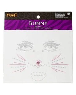 Gemstone Bunny Face Decals -Halloween Costumes 01515196 c