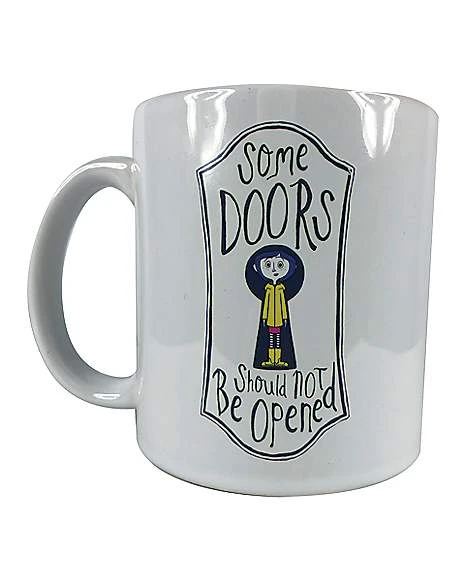 Do Not Open Coffee Mug 20 Oz. - Coraline 1 Do Not Open Coffee Mug 20 Oz. - Coraline