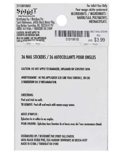 Spooky Nail Stickers -Halloween Costumes 01519610 c