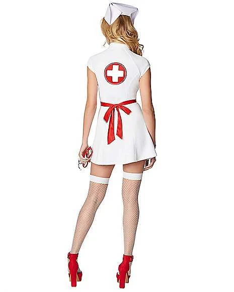 Adult Fierce Nurse Costume 2 Adult Fierce Nurse Costume - Image 2