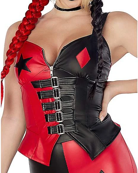 Adult Harley Quinn Corset - The Suicide Squad 2 Adult Harley Quinn Corset - The Suicide Squad - Image 2