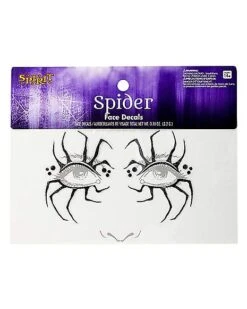 Spider Face Decals -Halloween Costumes 01531409 c