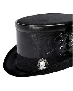Black Gothic Top Hat -Halloween Costumes 01542570 e