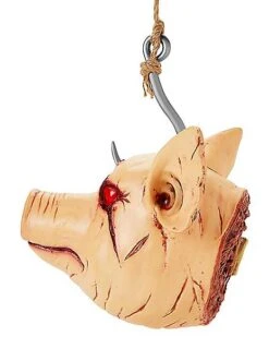 Hanging Severed Pig Head -Halloween Costumes 01546308 c
