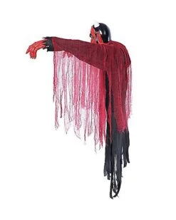 4 Ft Light-Up Hanging Vintage Devil Decoration -Halloween Costumes 01546365 c