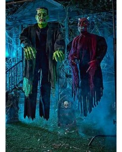 4 Ft Light-Up Hanging Vintage Monster Decoration -Halloween Costumes 01546373 e