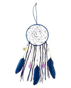 Blue And Purple Dream Catcher