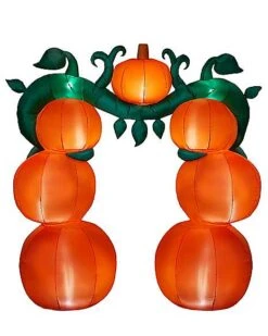 9 Ft Light-Up Jack-O'-Lantern Archway Inflatable Decoration -Halloween Costumes 01547413 d