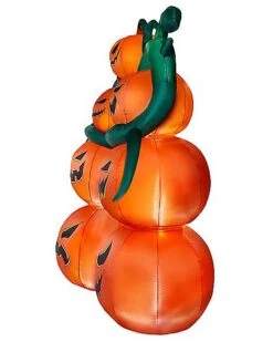 9 Ft Light-Up Jack-O'-Lantern Archway Inflatable Decoration -Halloween Costumes 01547413 e