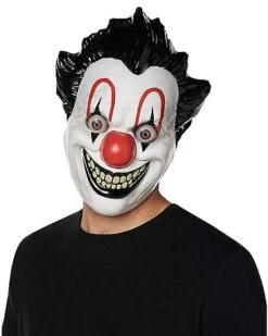 Wild Eyes Clown Half Mask