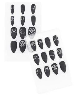 Pentagram Press On Nails