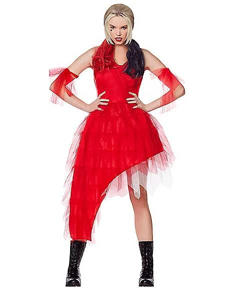 Adult Harley Quinn Red Dress - The Suicide Squad 1 Adult Harley Quinn Red Dress - The Suicide Squad
