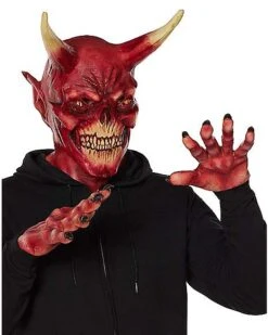 Devil Mask With Hands -Halloween Costumes 01550474 c