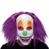 Purple Hair Clown Full Mask