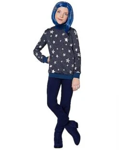 Kids Coraline Sweater Costume 7 Kids Coraline Sweater Costume -Halloween Costumes 01555036 d
