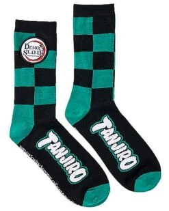 Tanjiro Kamado Crew Socks - Demon Slayer