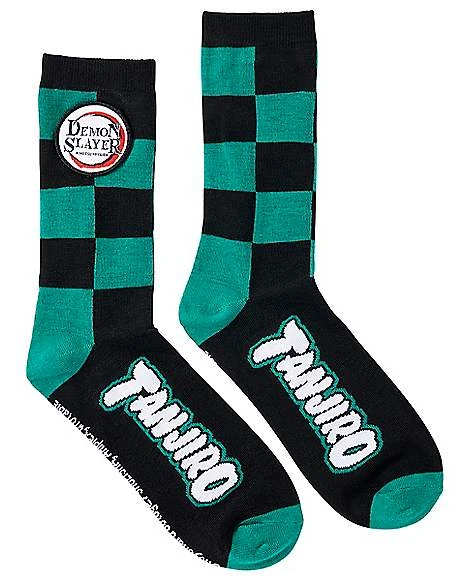 Tanjiro Kamado Crew Socks - Demon Slayer 1 Tanjiro Kamado Crew Socks - Demon Slayer