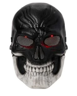 Light-Up Dark Skeleton Mask -Halloween Costumes 01558808 f