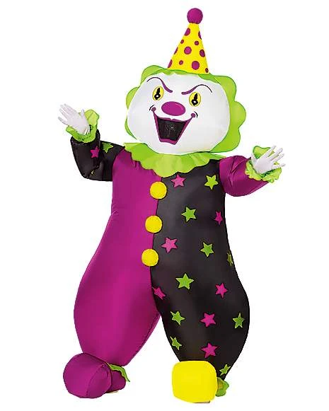 Kids Circus Clown Inflatable Costume 1 Kids Circus Clown Inflatable Costume